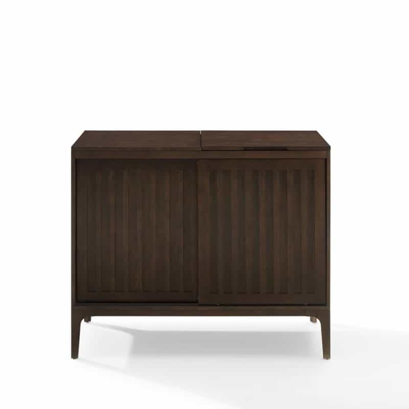 Asher Large Record Player Cabinet With Vinyl Storage