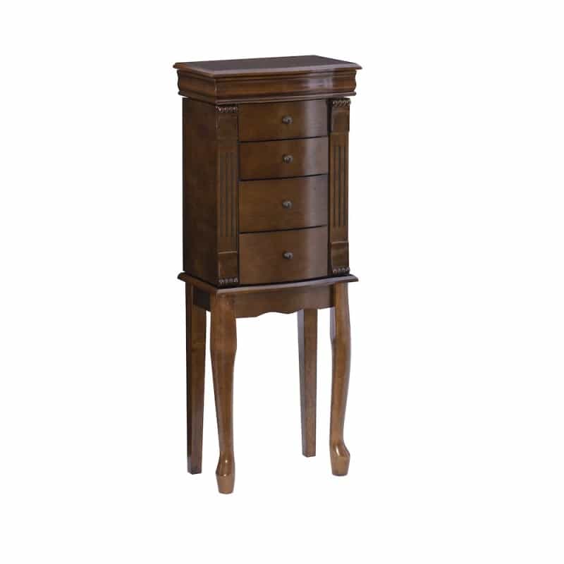 Louis Philippe Walnut Jewelry Armoire