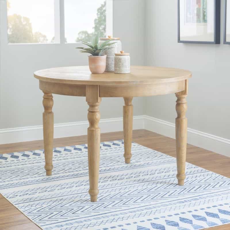 Avalon Light Natural Brown Round Table