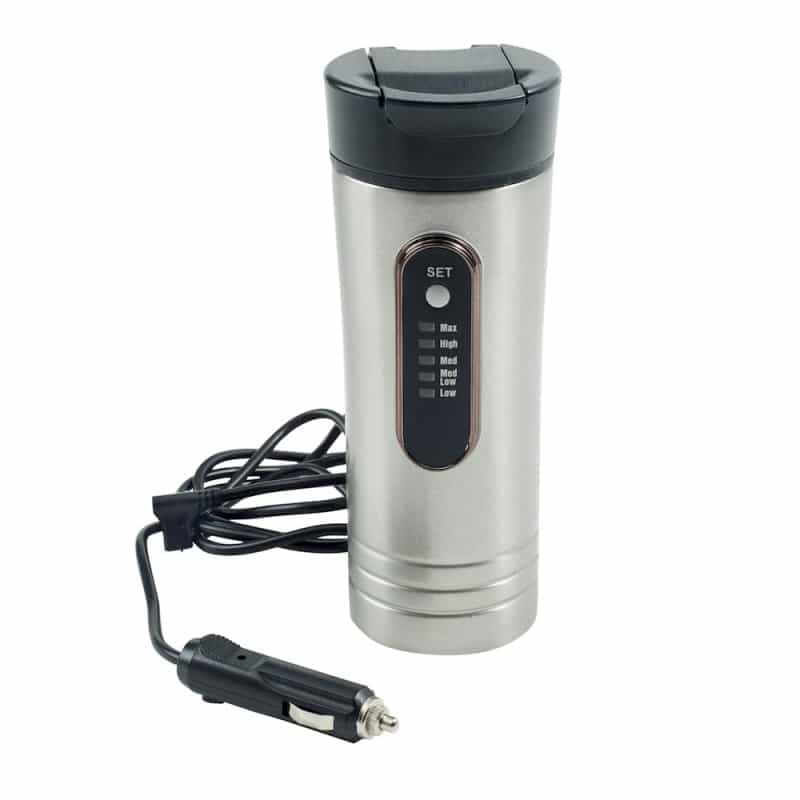 12-Volt 15Oz Electric Coffee Mug Heated 12V Self-Heating Coffee Cup