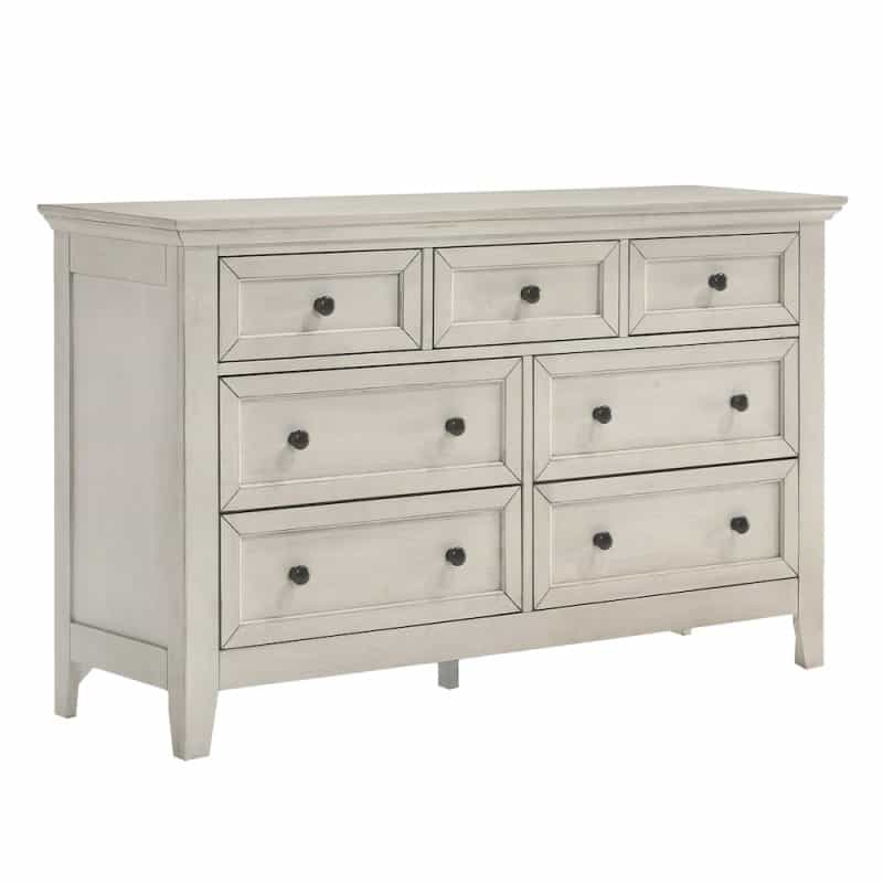 San Mateo Youth 7-Drawer Dresser, Rustic White