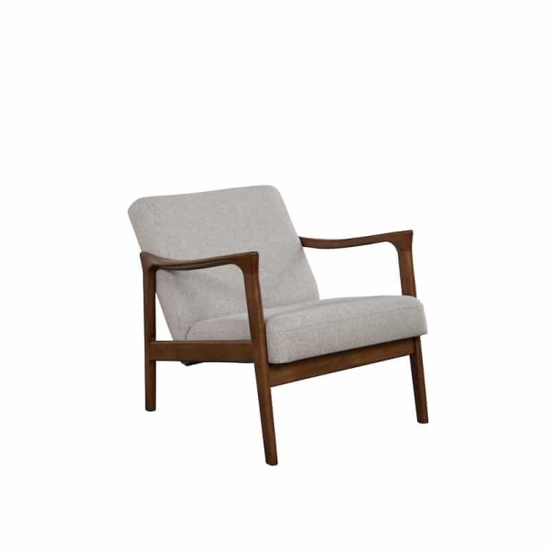 Zephyr Lounge Chair, Light Grey