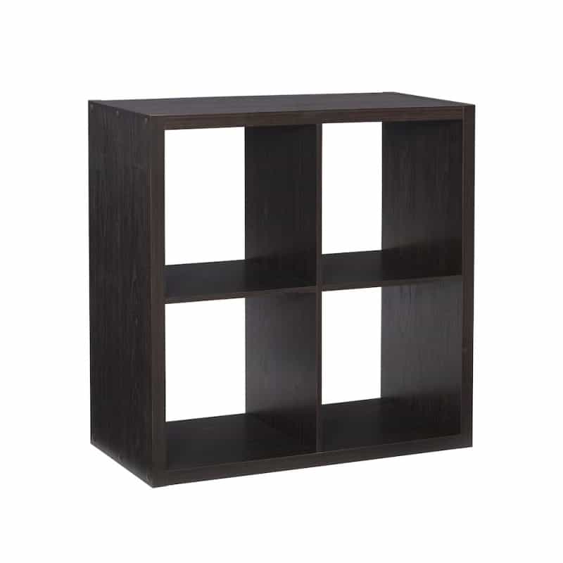 Galli 4 Cubby Storage Cabinet Espresso
