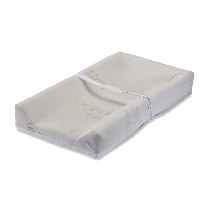 3-Sided Diaper Changing Pad, 32" With 100% Organic Cotton Top Layer On Waterproof Cover