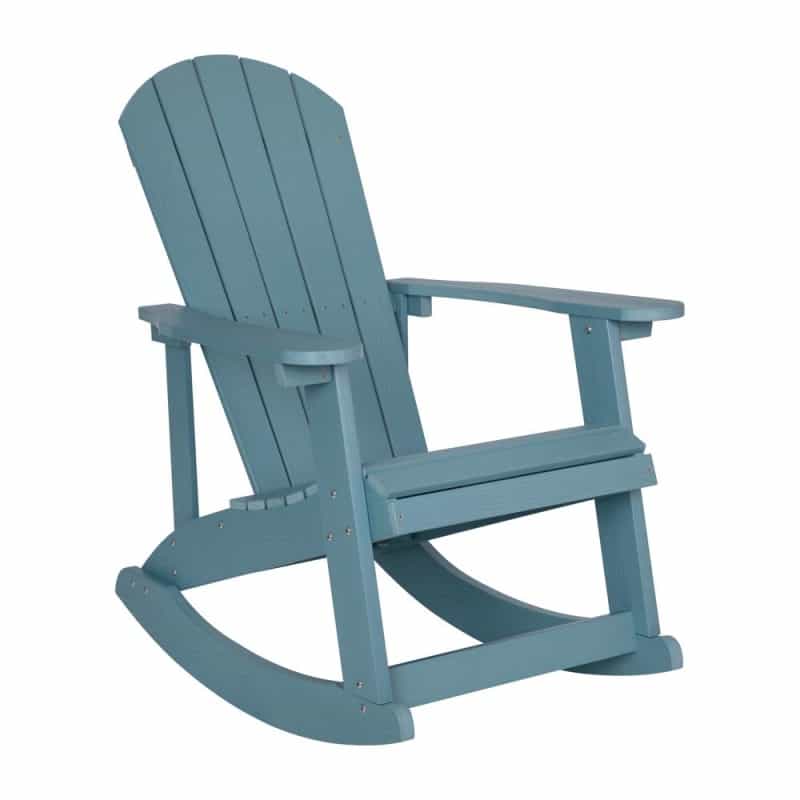 Adirondack Rocking Chair In Sea Foam