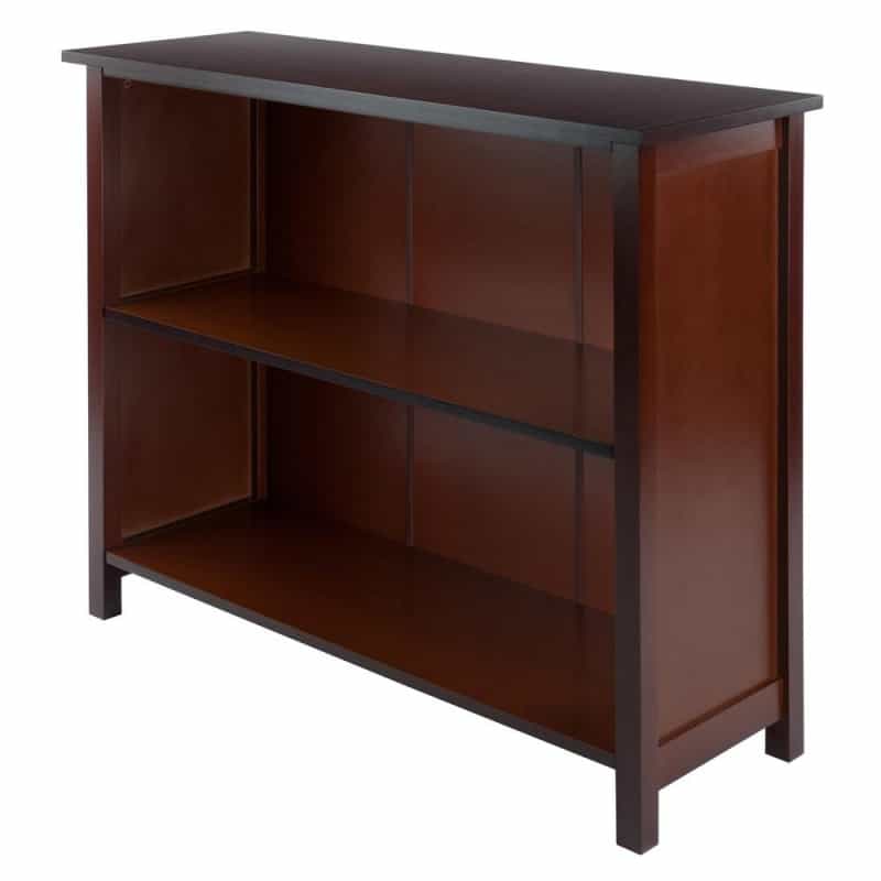 Milan Storage Shelf Or Bookcase, 3-Tier, Long