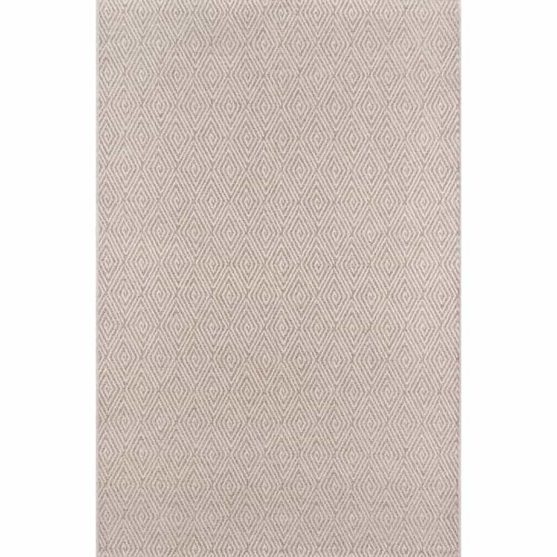 Contemporary Runner Area Rug, Natural, 2' X 6' Runner