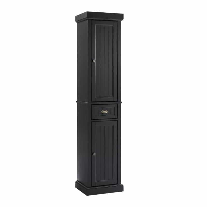 Seaside Tall Linen Storage Cabinet