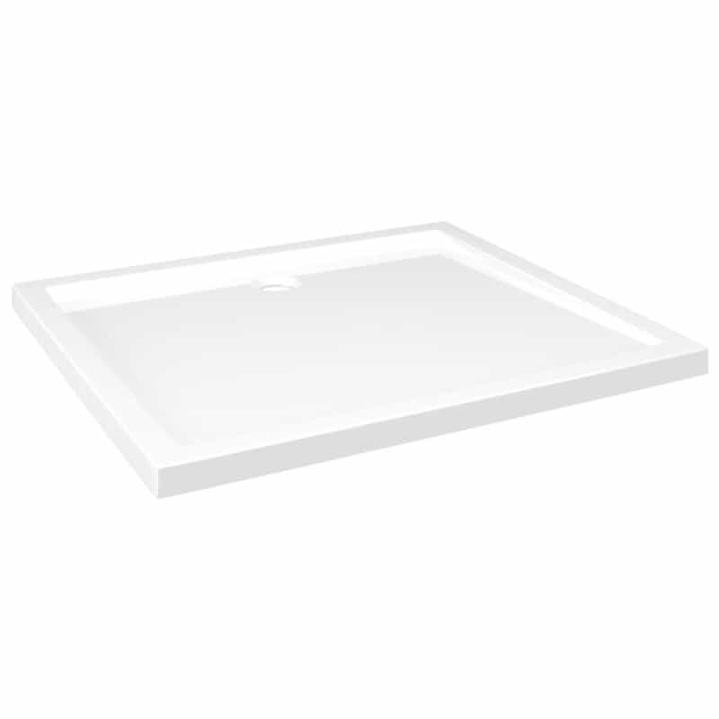 Rectangular Abs Shower Base Tray White 31.5"X35.4"