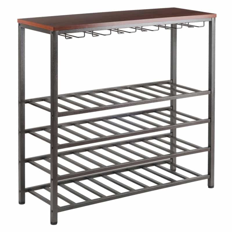 Michelle Wine Rack With Glass Hanger