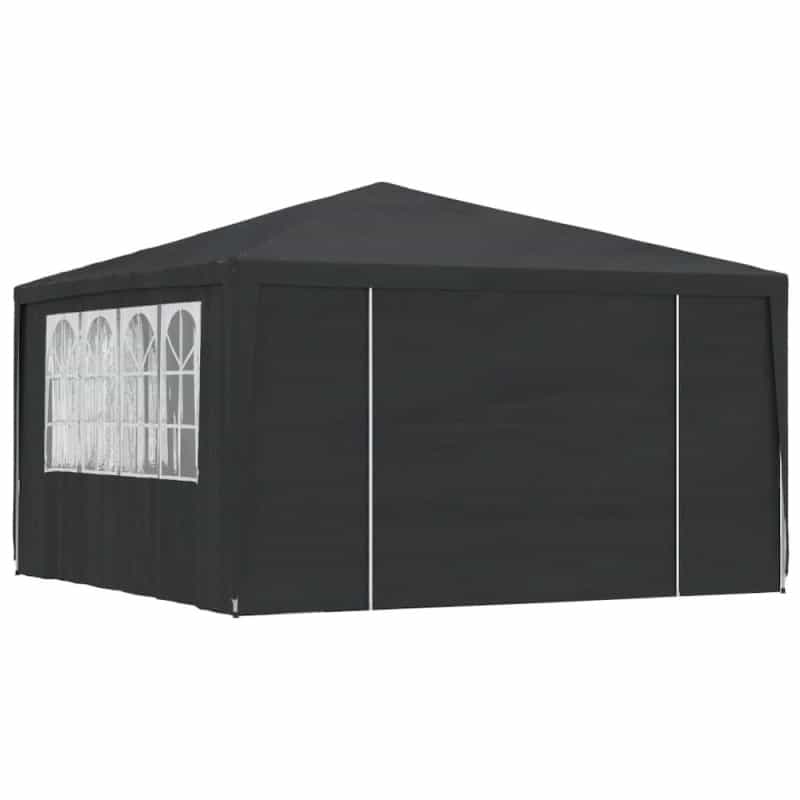 Party Tent Green Polyethylene, Steel Large Collapsible
