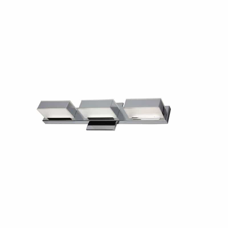 15W Led Wall Vanity, Polished Chrome Finish
