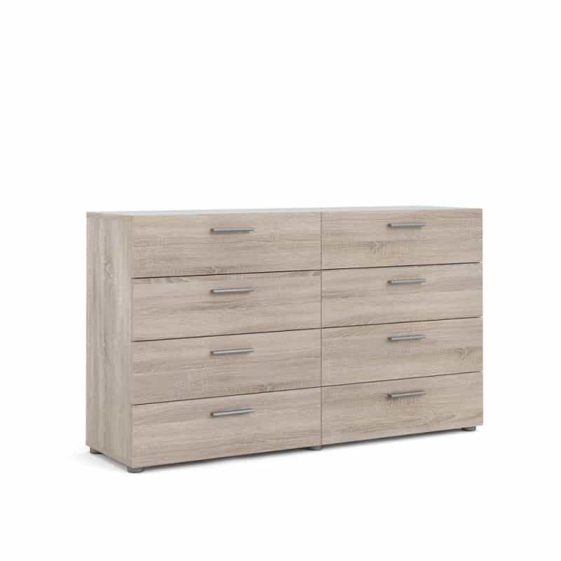 Austin 8 Drawer Double Dresser, Truffle Oak