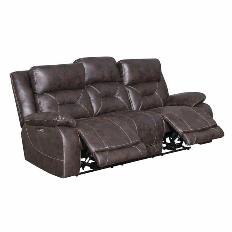 Aria Pwr- Pwr Recliner Sofa Brown