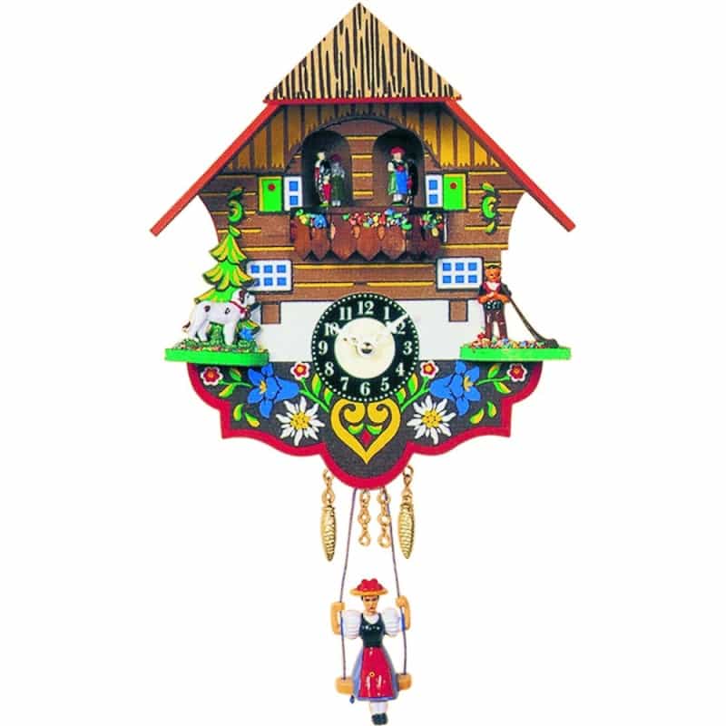 Battery-Operated Clock - Mini Size With Music/Chimes