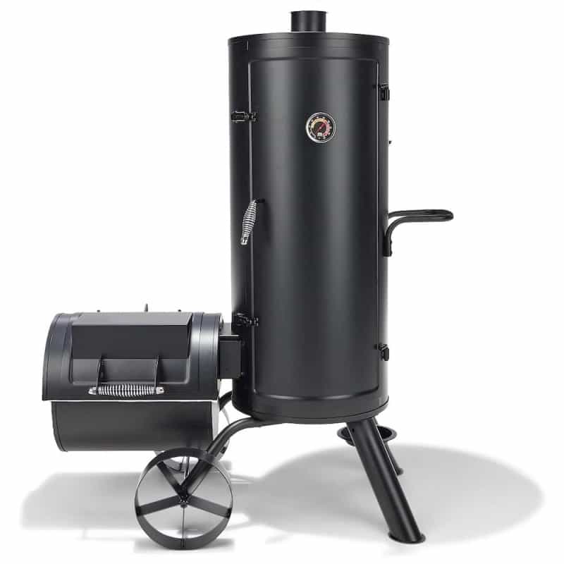Multi Level Vertical Smoker And Charcoal Grill
