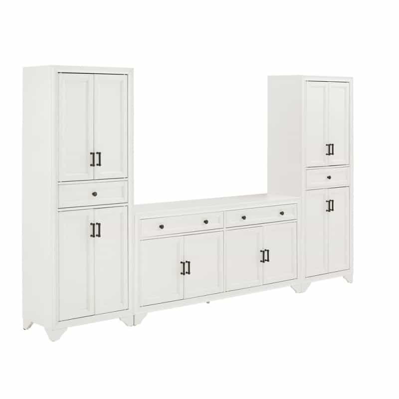 Tara 3-Piece Sideboard And Pantry Set - Sideboard & 2 Pantries