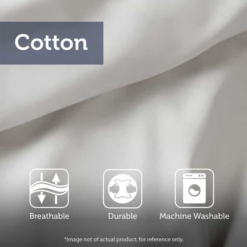 Reversible Cotton Quilt Set With Throw Pillows