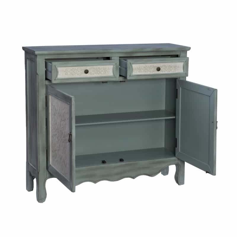 Antique Blue & White Console