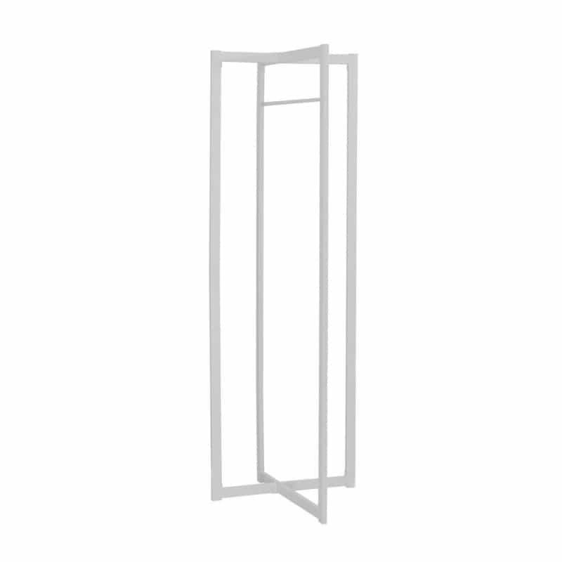 Coat Rack, Hall Tree, Free Standing, Hanging Bar, Entryway, 72H, Bedroom, White