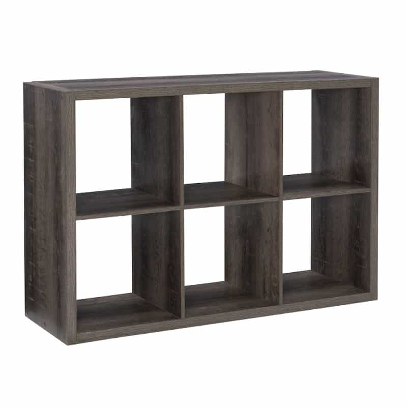 Galli 6 Cubby Storage Cabinet Grey
