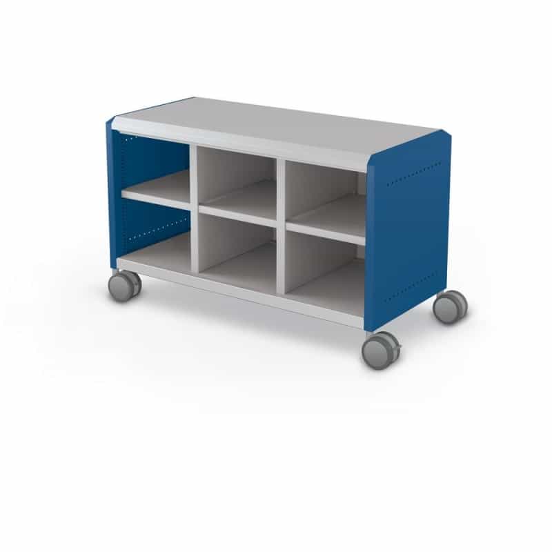 Compass Cabinet - Maxi H1 -Cubbies / Casters - Navy