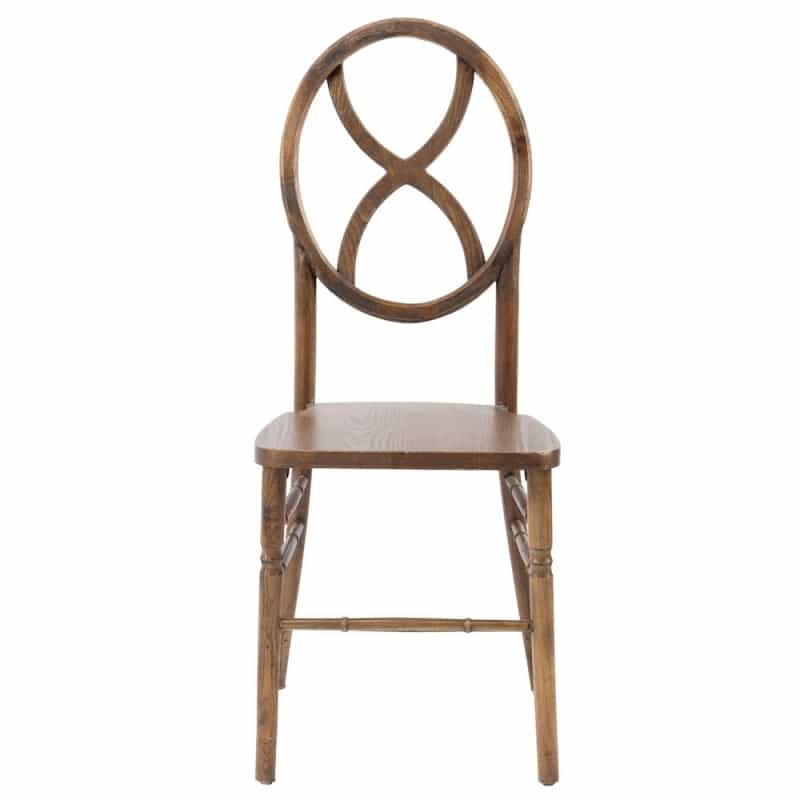 Commerical Seating Products Diamond Real Dark Walnut Wood Chairs