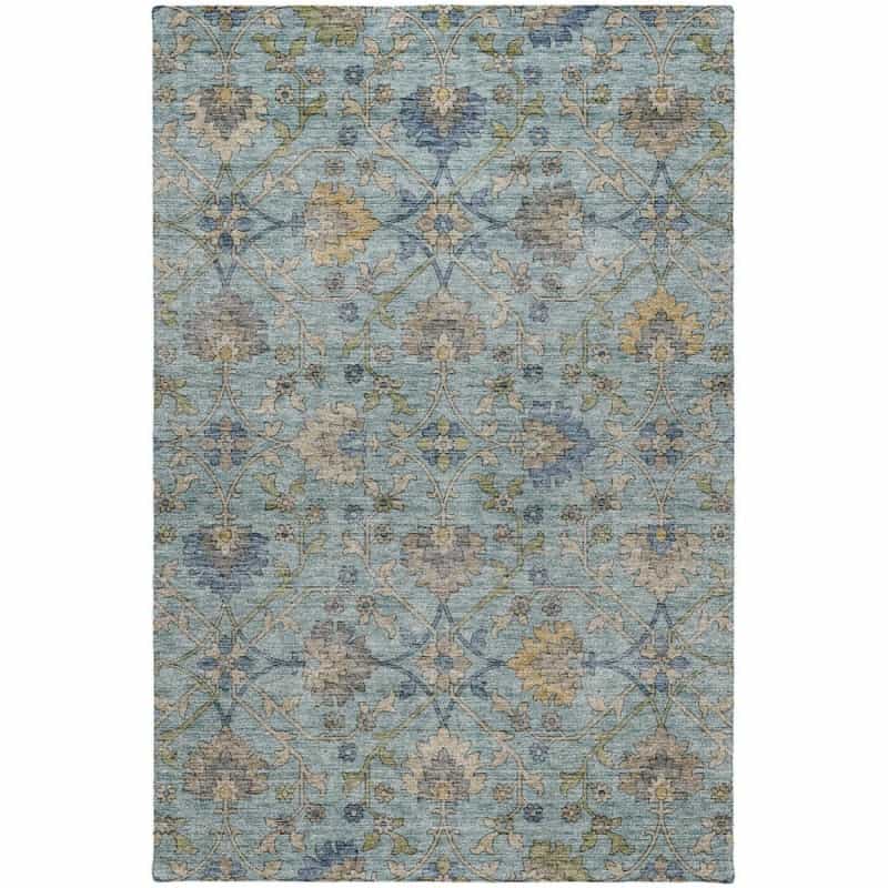 Indoor/Outdoor Silk Road Denim 6'6" X 9'6" Rug