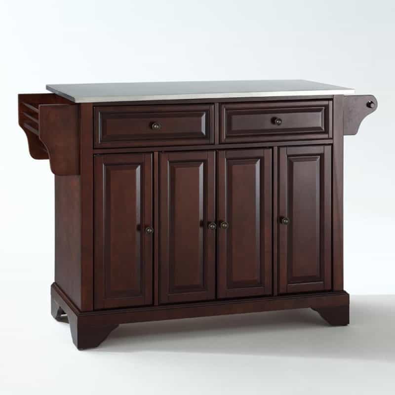 Lafayette Stainless Steel Top Full Size Kitchen Island/Cart