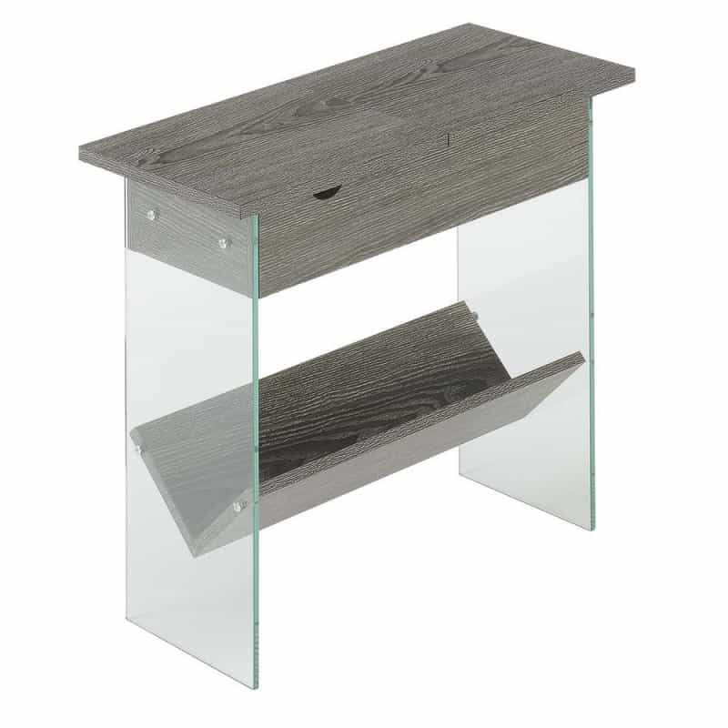 Soho Electric Flip Top End Table