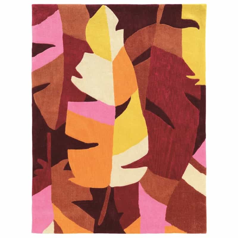 Trio Boldfloral Magenta & Yellow 8X10, Rug
