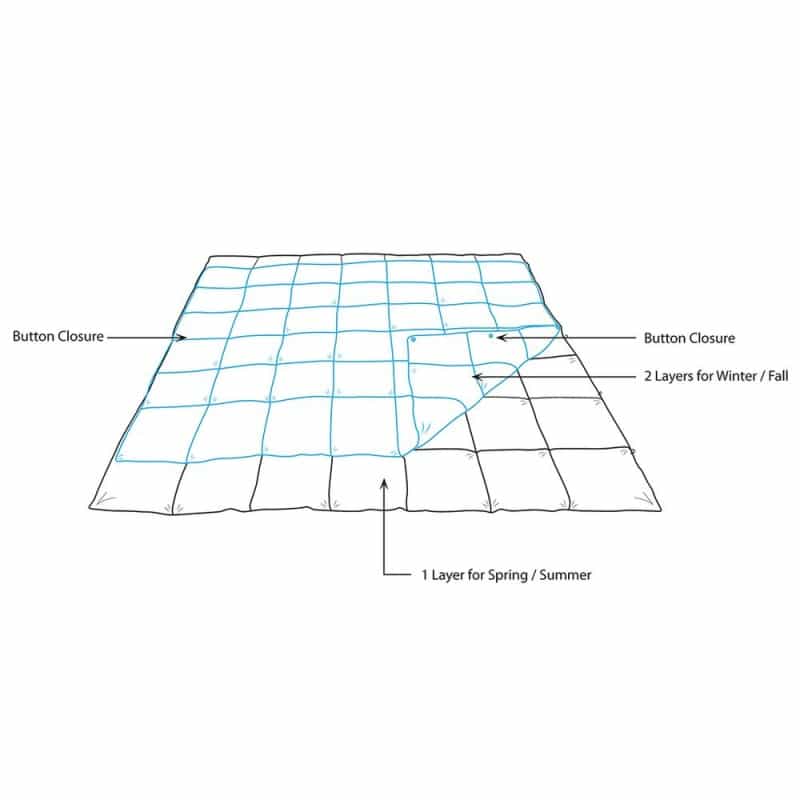 All Season 2 In 1 Down Alternative Comforter