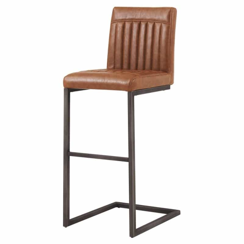Ronan Faux Leather Bar Stool, (Set Of 2)