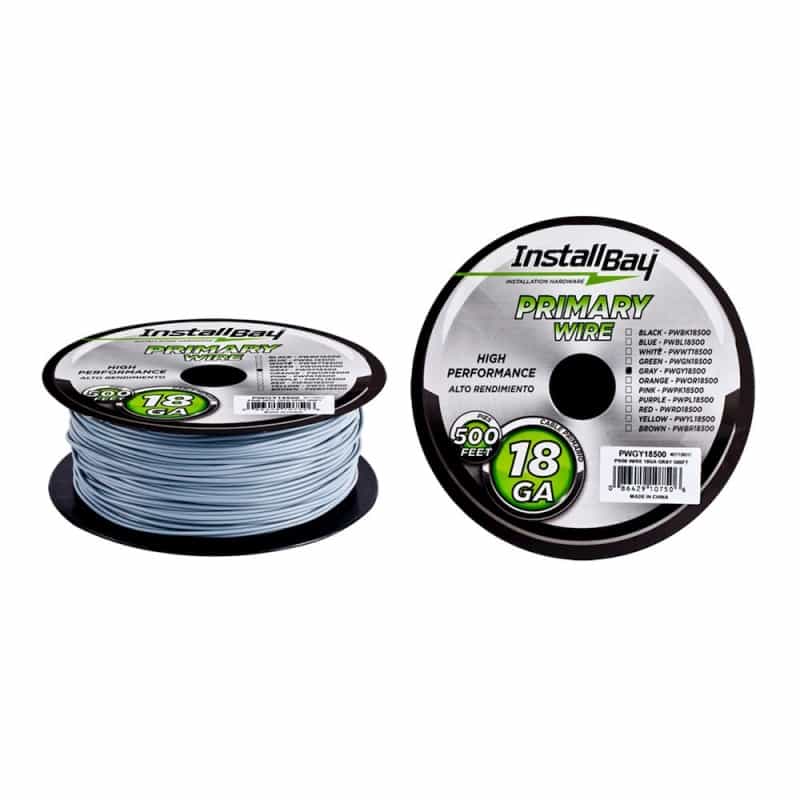 Primary Wire 16Ga Copper Gry Coil 500Ft