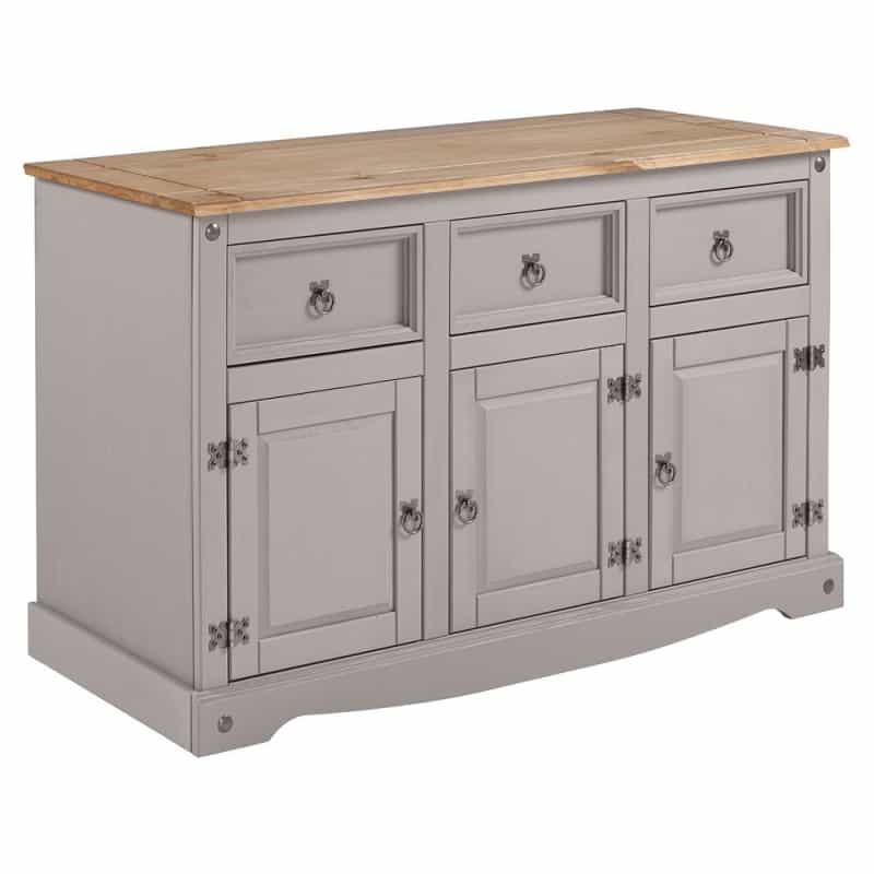 Model Cog388 Cottage Series Wood Buffet Sideboard In Corona Gray
