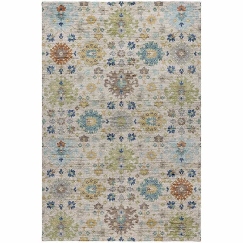 Indoor/Outdoor Silk Road Ivory 6'6" X 9'6" Rug