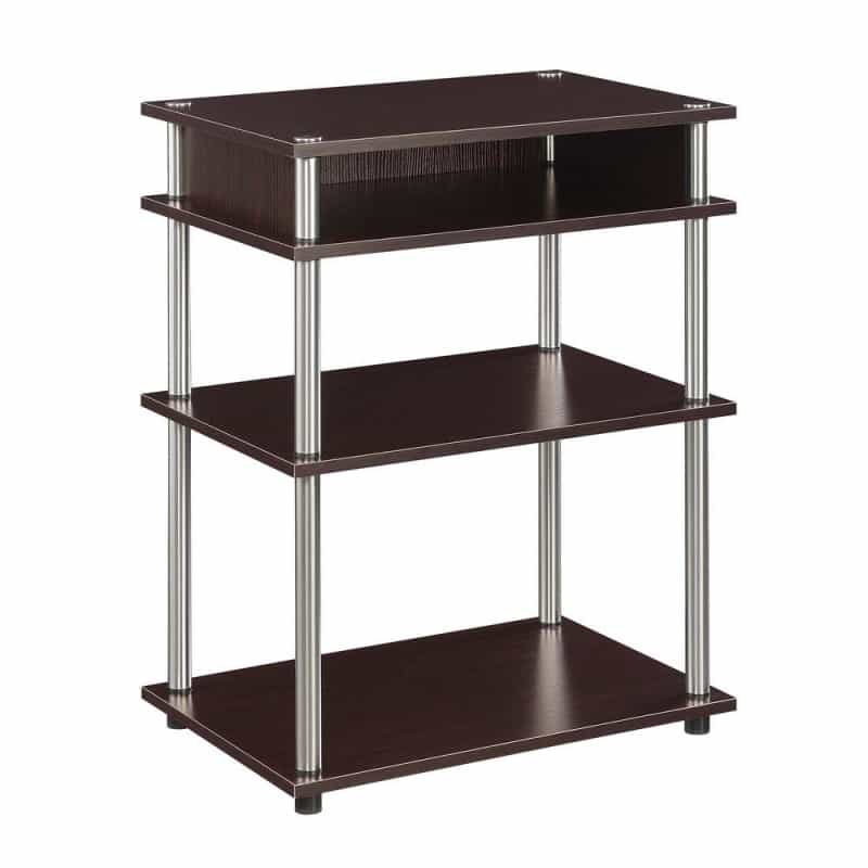 Designs2go No Tools Printer Stand With Shelves