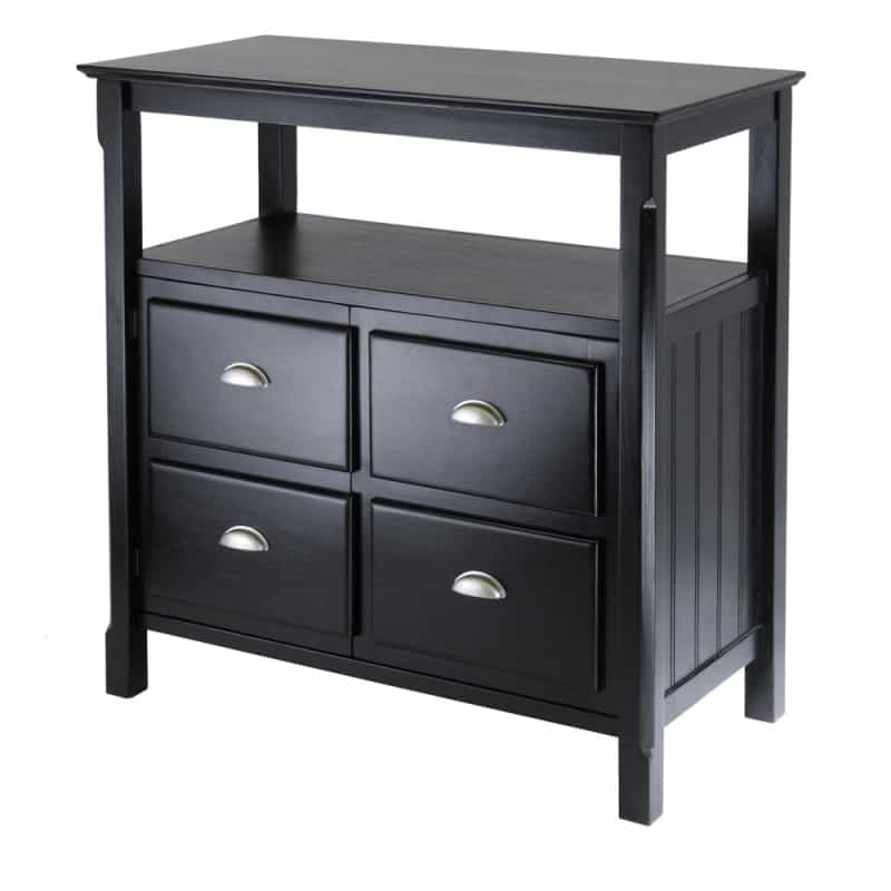 Timber Buffet Table With Two Doors