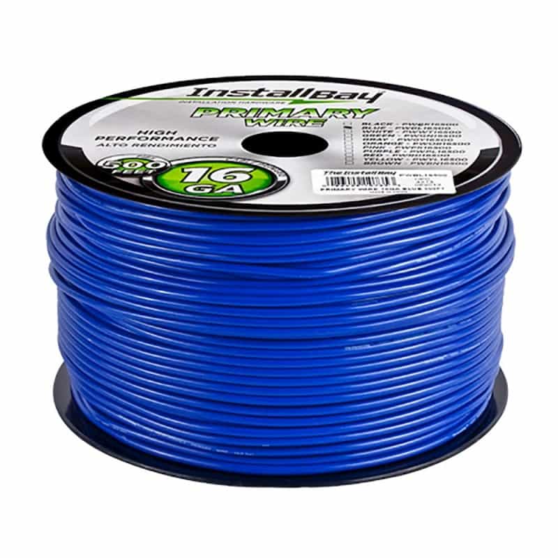 Primary Wire 16Ga Copper Bl Coil 500Ft