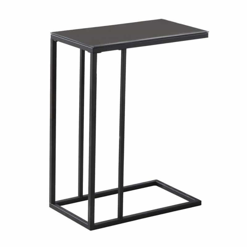 Accent Table, C-Shaped, End, Side, Snack, Living Room, Bedroom