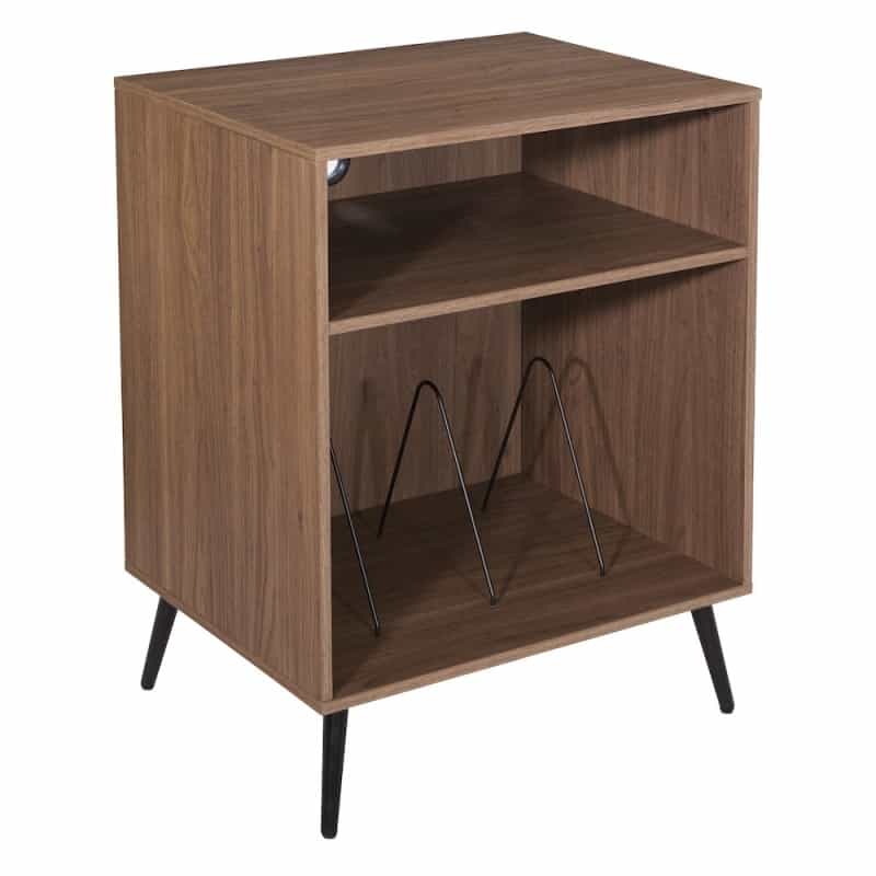 Retro Record Player Stand W/ Album