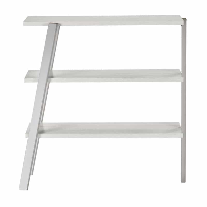 Mirella™ 3 Shelf Bookshelf White Ash