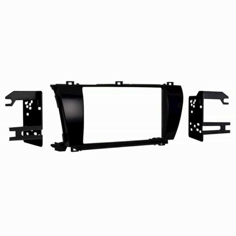 95-8245Chg High Gloss Double Din Dash Kit For Toyota Corolla 2014-2016(Charcoal)