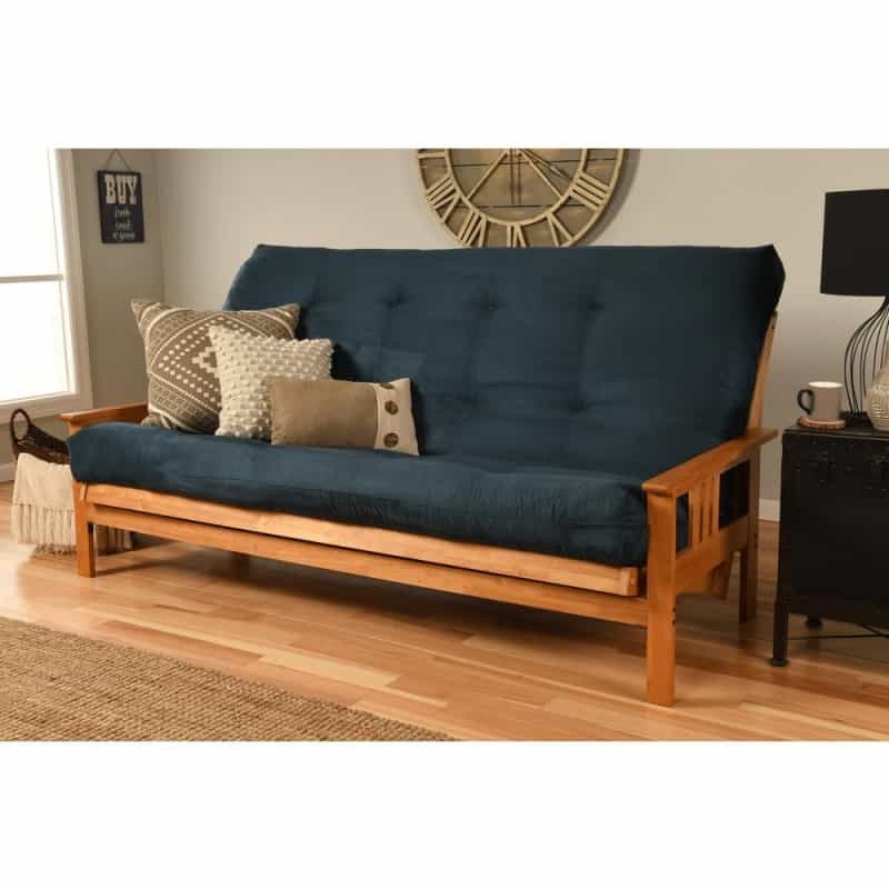 Monterey Frame/Queen/Butternut Finish/Suede Navy Mattress