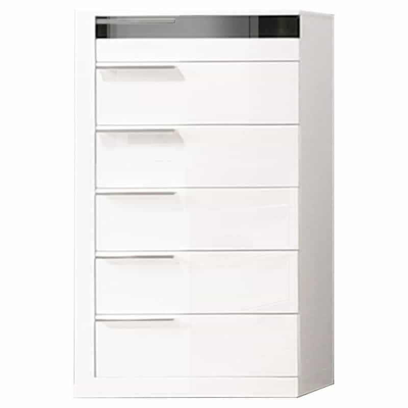 Best Master Bahamas 6-Drawer Poplar Wood Bedroom Chest In Black/White