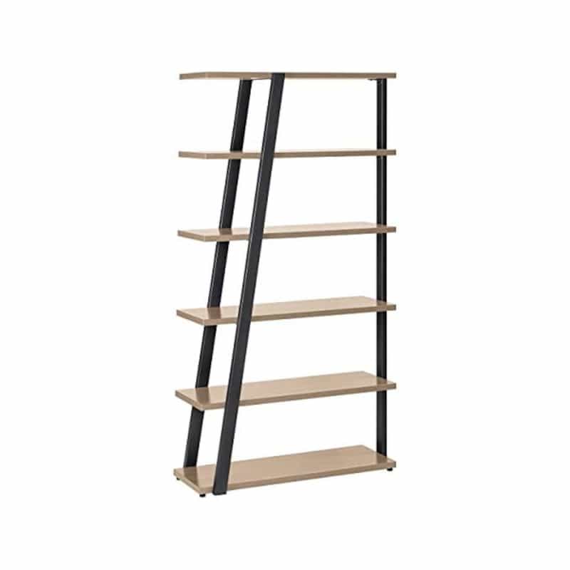 Mirella™ 5 Shelf Bookshelf Sand Dune