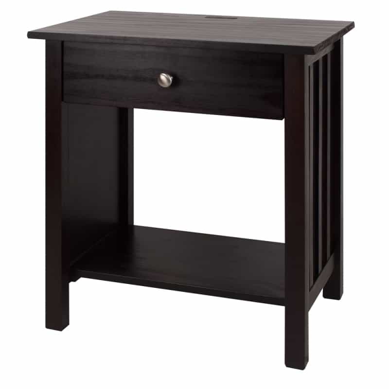 Vanderbilt Night Stand With Usb Port- Espresso