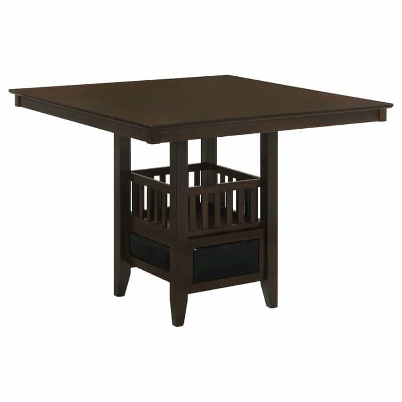 Jaden Square 47-Inch Counter Height Dining Table Espresso