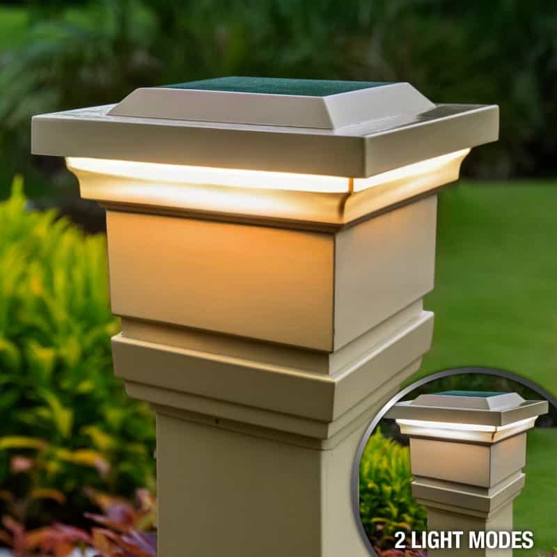 Classy Solar Post Cap - Tan