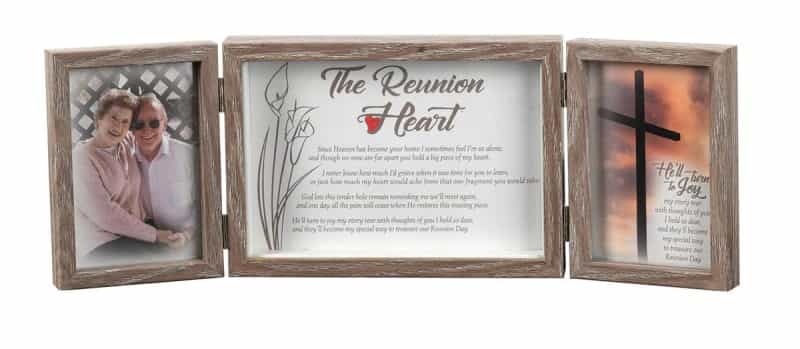 Triple Photo Frame Reunion Heart